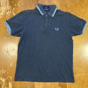 Fred Perry Twin-Tipped Polo VTG Made in England Size 36"/91cm Small
